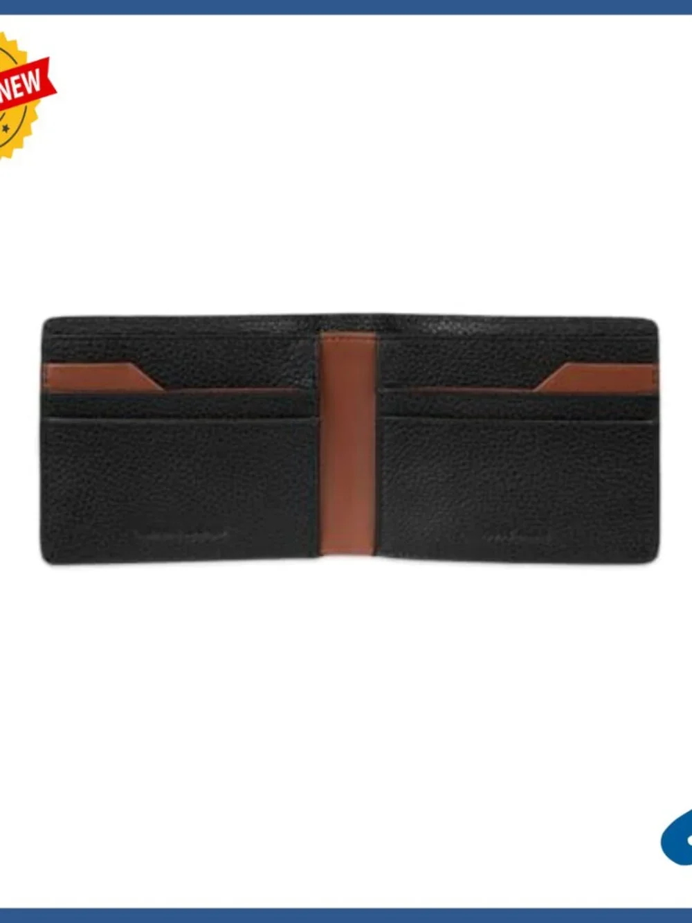 Genuine Leather Slimfold RFID Bifold Wallet for Men
